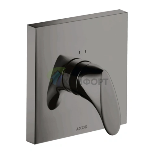 Душевой смеситель AX Starck Organic в полированном черном хроме (12605330) - фото 1