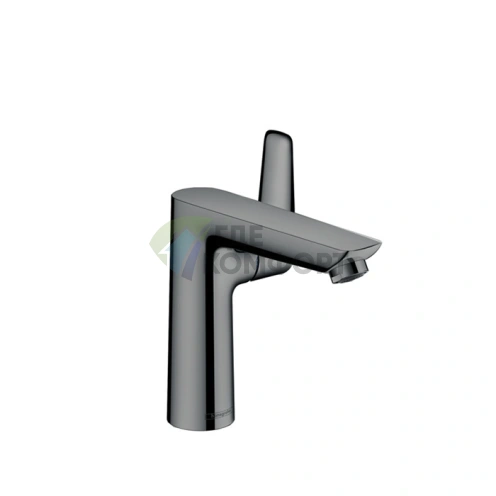 Смеситель для раковины Hansgrohe Talis E 150 — шлифованный черный хром (71754340) - фото 1