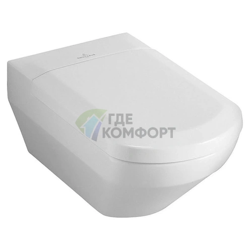 Подвесной унитаз Villeroy & Boch Sentique 5622 10R1 с покрытием alpin-ceramicplus - фото 1