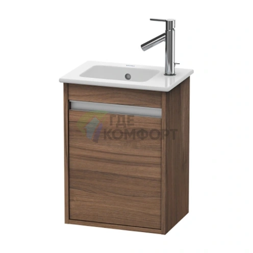 База под раковину Duravit Ketho 550x400x285, 1 дверка, цвет орех натуральный (KT6417R7979) - фото 1