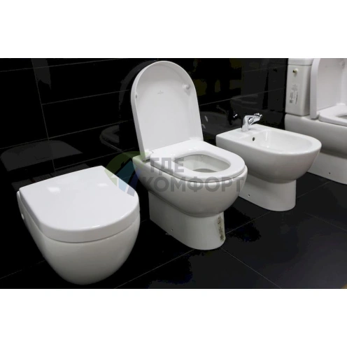 Приставной унитаз Villeroy & Boch Subway 6607 1001 Alpin - фото 6