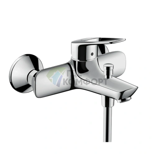 Смеситель для ванны Hansgrohe Novus Loop: настенный с вакуумным переключателем (71340000) - фото 1