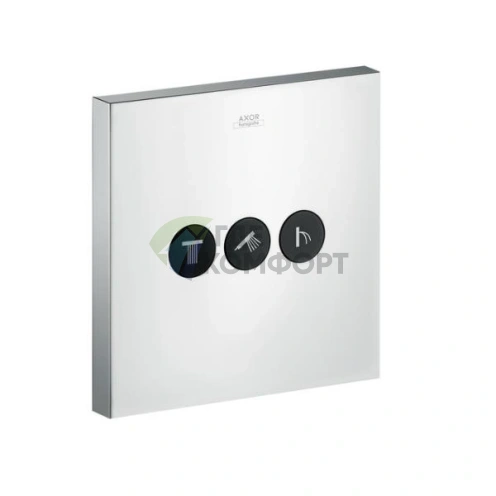 Встраиваемый модуль AX ShowerSelect с 3 запорными клапанами (хром) (36717000) - фото 1