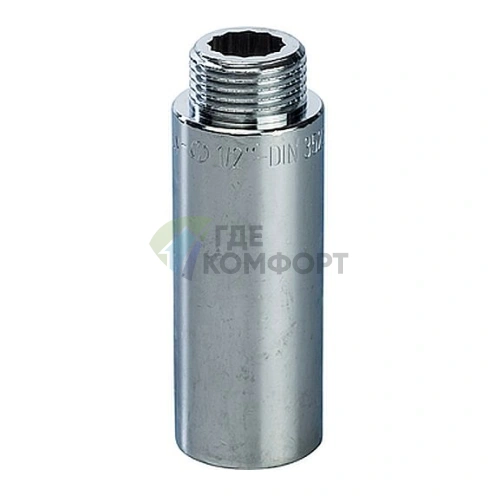 Удлинитель STOUT латунный 1/2 x 65 хромированный - фото 1