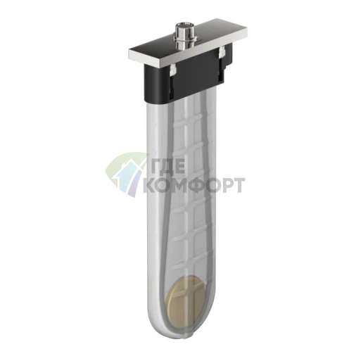 Hansgrohe sBox: Прямоугольная розетка для монтажа на край ванны в хроме (28010000) - фото 1