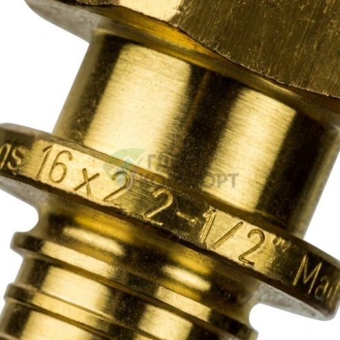 Переходник для труб из сшитого полиэтилена STOUT с внутренней резьбой ВР 16 x G 1/2 аксиальный - фото 13