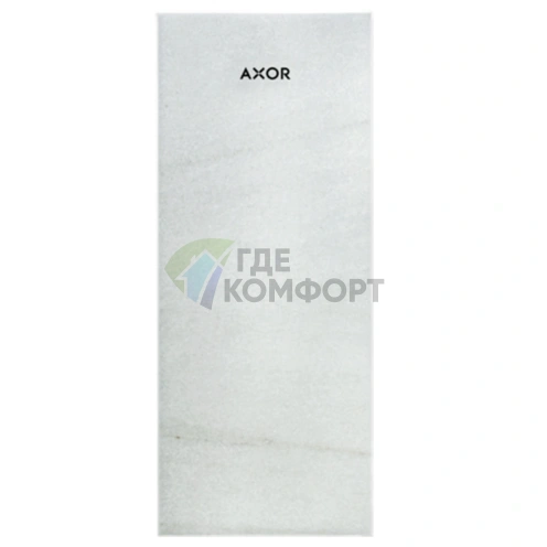 Панель AX MyEdition для смесителя 150 мм: белый мрамор (47911000) - фото 1