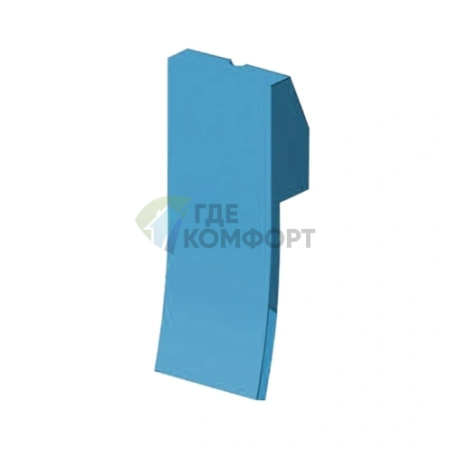 Накладка на ручку смесителя Gattoni ELY для ванны и душа цвет Blu Pastello (8899/88BH) - фото 1