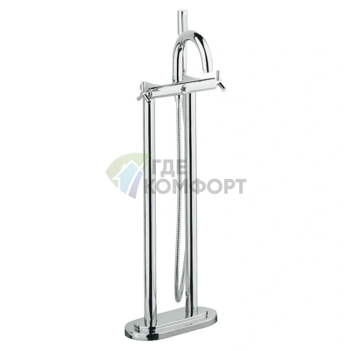 Напольный смеситель Grohe Atrio для ванной — дизайнерское решение - фото 1