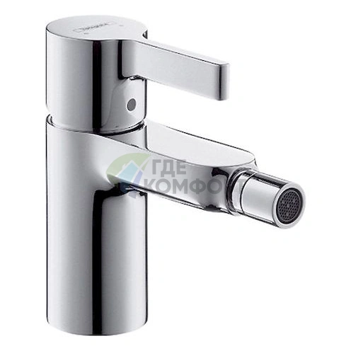 Смеситель для биде Hansgrohe Metris S 31261000: Напольный монтаж - фото 1