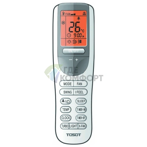 Инверторная сплит-система Tosot LORD EURO T24H-SLEu/I / T24H-SLEu/O - фото 4