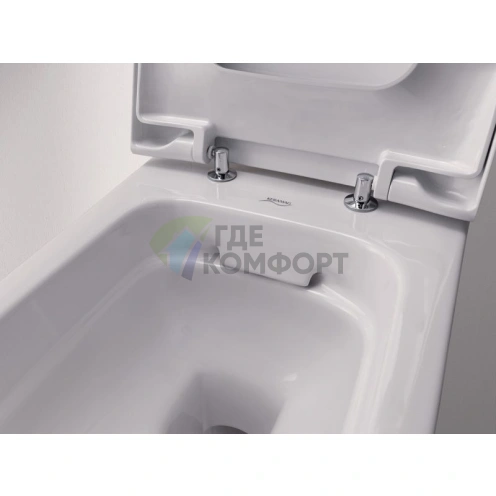 Подвесной унитаз Keramag it! 201950 безободковый - фото 5