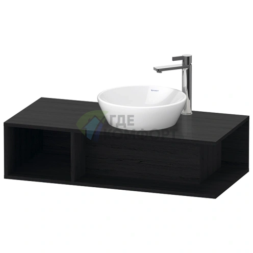 Подвесная тумба Duravit D-Neo Compact, Black Oak, 260x1000x480 мм (DE493901616) - фото 1