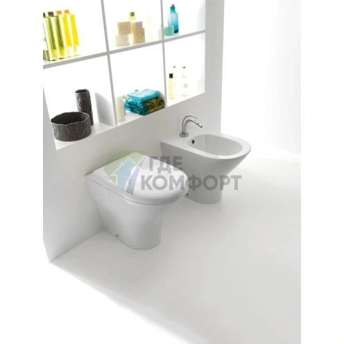 Унитаз приставной Kerasan Aquatech 371601 - фото 3