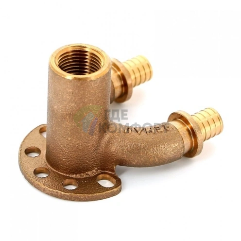 Угольник настенный с внутренней резьбой 16-Rp 1/2-16 RX+ REHAU (РЕХАУ - 14562701001) - фото 1