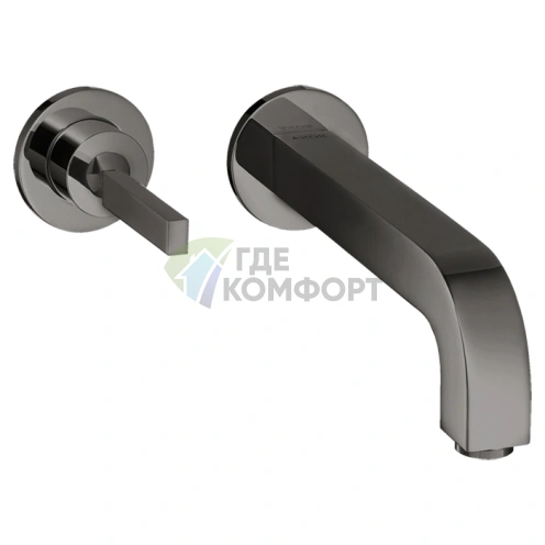 Смеситель для раковины AX Citterio в полированном черном хроме (39113330) - фото 1