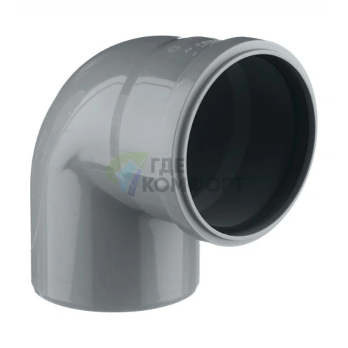 Отвод канализационный HTB 110 90° Ostendorf - фото 2