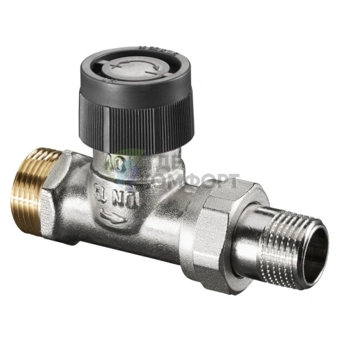 Клапан термостатический Oventrop A G 3/4 AG х 1/2 AG (DN 15) M30x1-5 1181197 прямой редукционный - фото 1