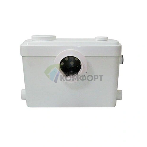 Канализационный насос Belamos (Беламос) KNS-6001 150 л/мин, Н-9.5, с ножами для унитаза/душевой кабины/раковины (приемник нержавейка) - фото 1