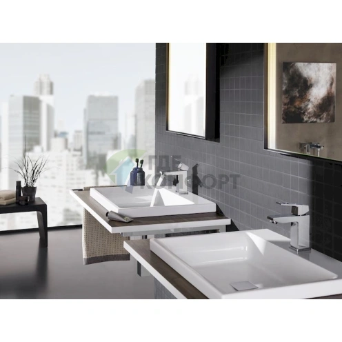 Смеситель для раковины Grohe Eurocube 23127000 с керамическим картриджем - фото 2