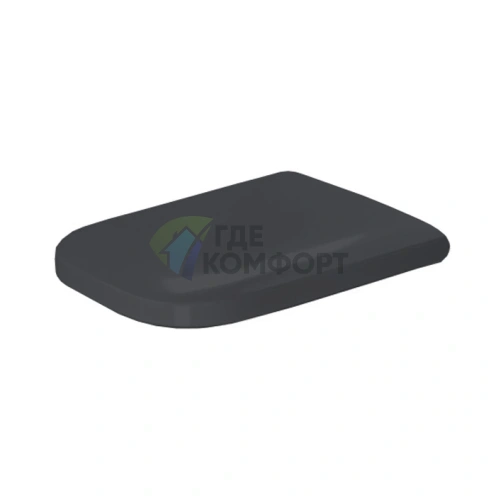 Сиденье для унитаза Duravit Happy D.2 без микролифта, антрацит матовый (64511300) - фото 1