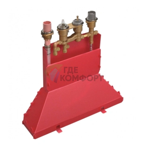 Скрытая часть AX MyEdition для смесителя на борт ванны (4 отверстия) (15482180) - фото 1