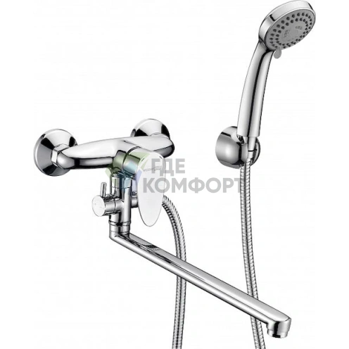 Универсальный смеситель Wasserkraft Leine 3502L для кухни с латунным корпусом - фото 1