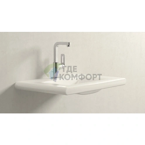 Стильный настенный смеситель Grohe Quadra 23297000 для раковины - фото 9