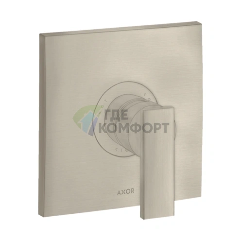 Душевой смеситель AX Citterio в цвете шлифованный никель (39655820) - фото 1