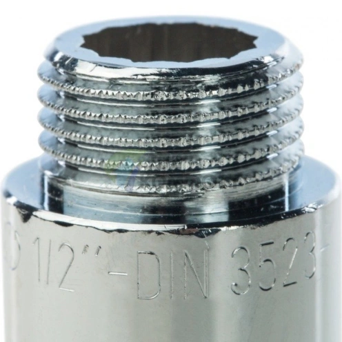 Удлинитель STOUT латунный 1/2 x 60 хромированный - фото 5