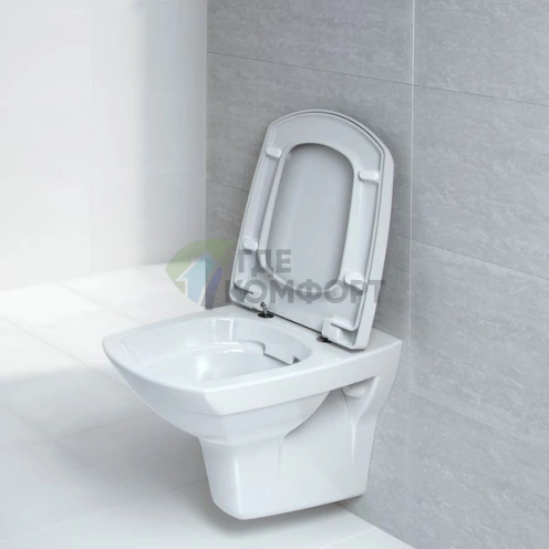 Подвесной унитаз Cersanit Carina New с технологией Clean On - фото 9