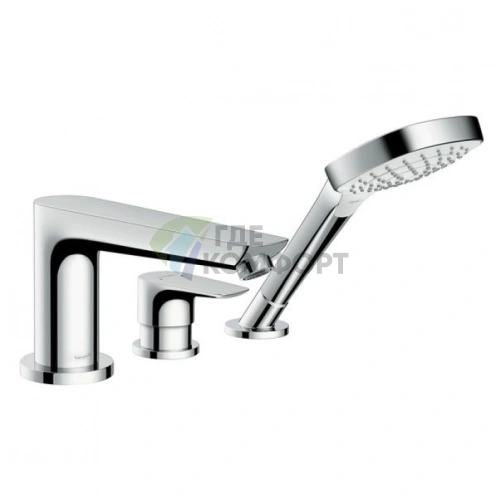 Смеситель для ванны Hansgrohe Talis E с ручным душем, хром (71731000) - фото 1