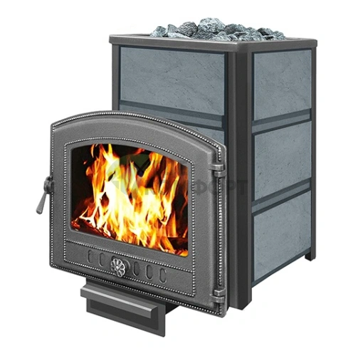 Чугунная печь Везувий Легенда 16 (224) о/к фото 1