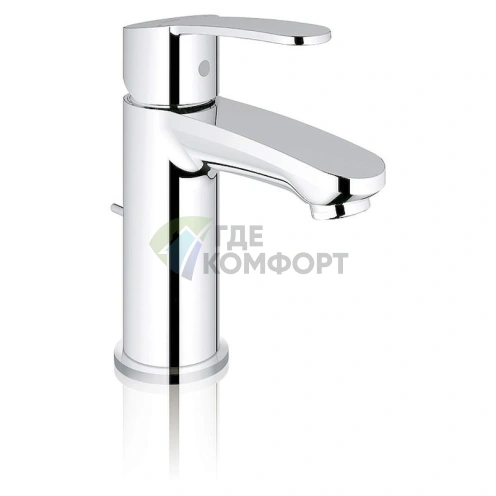 Смеситель Grohe Eurostyle Cosmopolitan 23037002 для умывальника: элегантный однорычажный хром - фото 1
