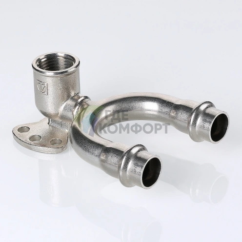 Пресс-водорозетка проходная мм х из нержавеющей стали VTi.954.DI.150415 VALTEC (ВАЛТЕК) - фото 2