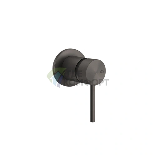 Встраиваемый смеситель GESSI 316, 1/2, матовый черный (54019#707) - фото 1