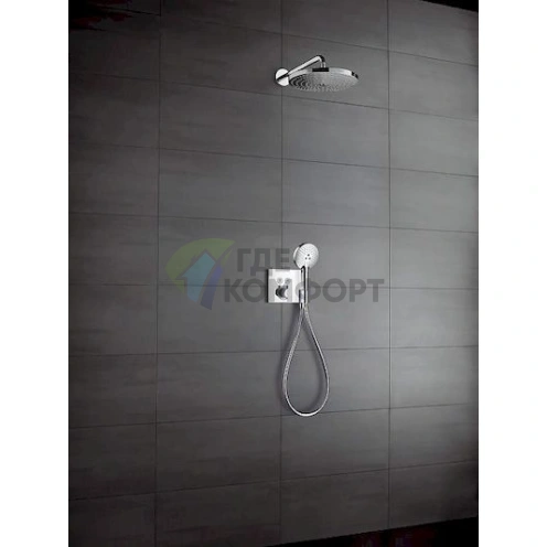 Термостат Hansgrohe Logis 15765000 — комфорт для ванной с душем - фото 3