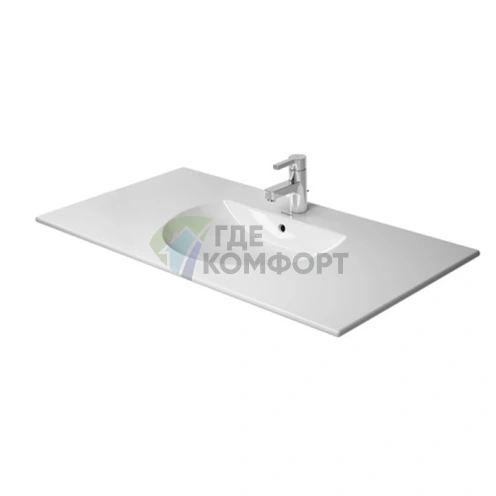 Раковина Duravit Darling New для мебели с 3 отверстиями под смеситель 1030x545мм Белый (499100030) - фото 1
