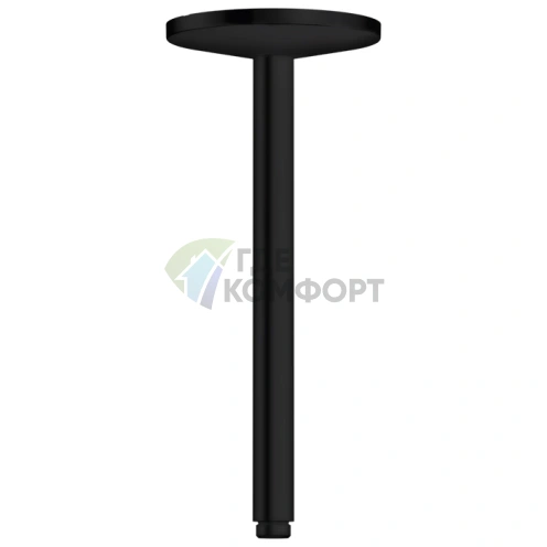 Подключение потолочное AX One 300 мм для верхнего душа 1J, матовый черный (48495670) - фото 1