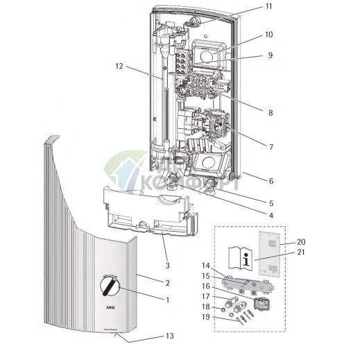 Водонагреватель AEG DDLT PinControl 13 - фото 3