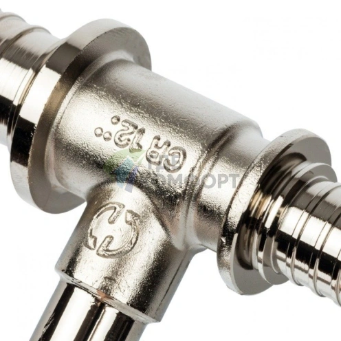 Stout Трубка для подкл-я радиатора-Т-образная 20/15/25 для труб из сшитого полиэтилена аксиальный - фото 11