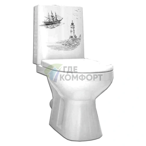 Унитаз-компакт «Леда Маяк» от Оскольской керамики - фото 1