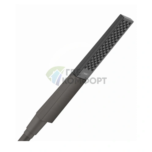 Ручной душ-палочка HG Rainfinity 100 мм, резьба G, шлифованный черный хром (26866340) - фото 1