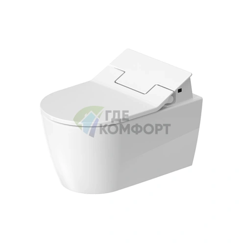 Унитаз подвесной Duravit ME by Starck безободковый с функцией HygieneFlush, белый (2579592000) - фото 1