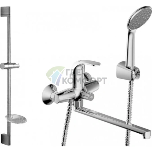 Современный комплект сантехники Bravat Fit F00416C для вашей ванной комнаты - фото 1