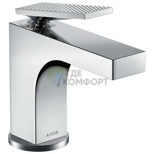 Смеситель для раковины AX Citterio 90, эргономичный дизайн, хромированное покрытие (39001000) - фото 1