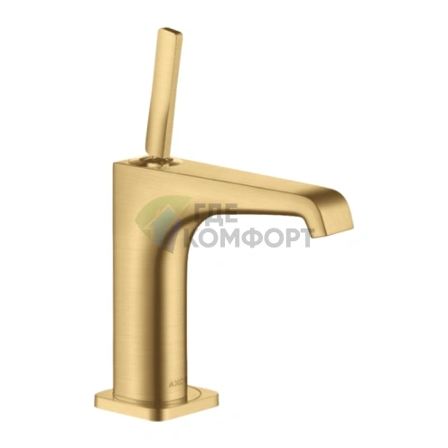 Смеситель для раковины AX Citterio в цвете шлифованное золото (36101250) - фото 1