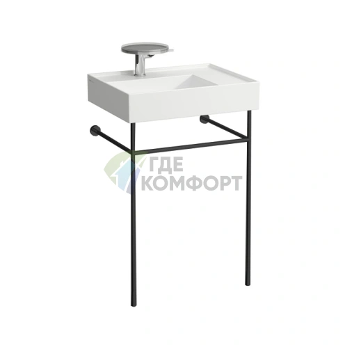 Консоль для раковины Laufen Kartell 810334/5, 53,5x44x79 см, черный матовый (3.8533.5.450.000.1) - фото 1