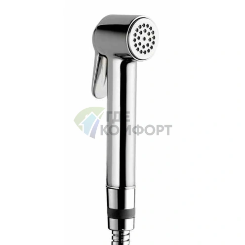 Душевая лейка BOSSINI PALOMA BRASS диаметром 34 мм с клапаном подачи, латунь, хром (B00470.030) - фото 1