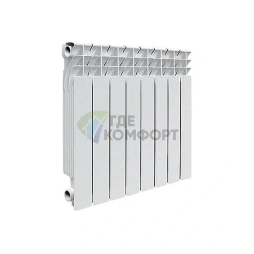 Радиатор алюминиевый литой Konner Lux 80/500-8 секций - фото 1